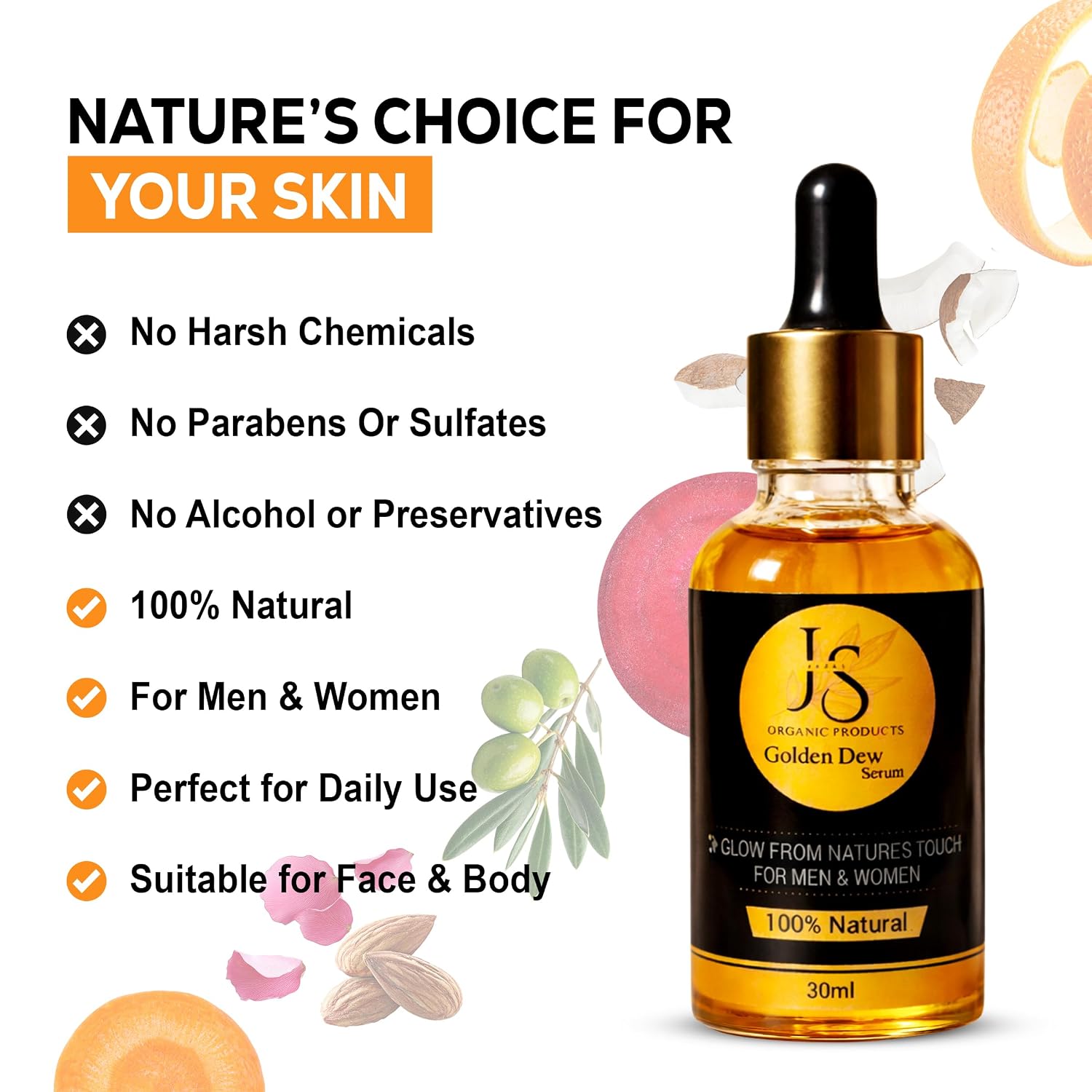 JAZA's Golden Dew Serum - 30 ml - Image 6